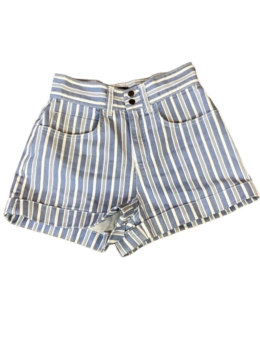 Urban Outfitters BDG Denim‎ Shorts Sz 4 Blue & White Striped #295H